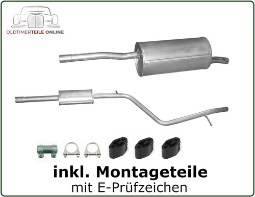 Auspuff set renault - renault, /
