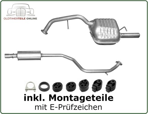Auspuff set für mazda - für, cw
