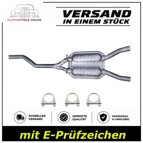 Mittelschalldämpfer für audi - mittelschalldämpfer,