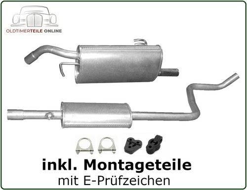Auspuffanlage für smart 454 - smart,