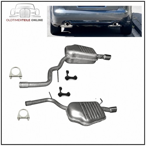 Endschalldämpfer für seat - 2x,