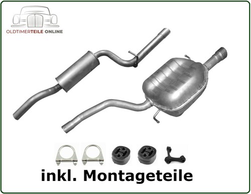 Auspuff set für - auspuff,