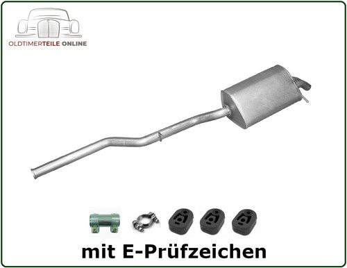 Auspuff set für mercedes - set,