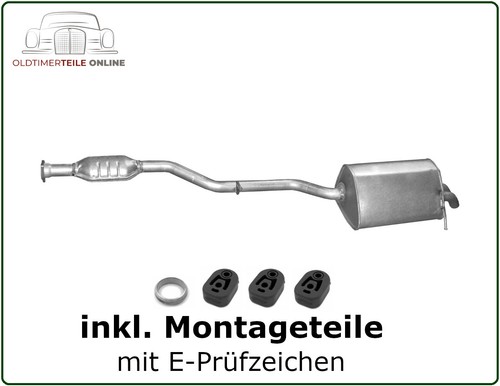 Auspuff set für mercedes - auspuff,