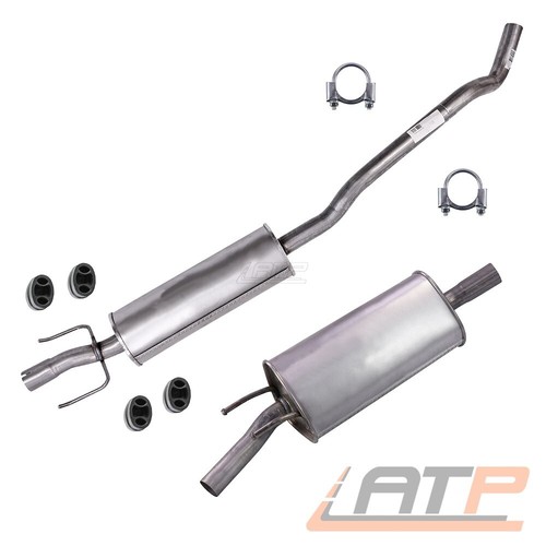 Auspuffanlage mittel - auspuffanlage, mittel-