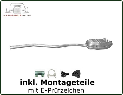 Endschalldämpfer für bmw e46 - für,