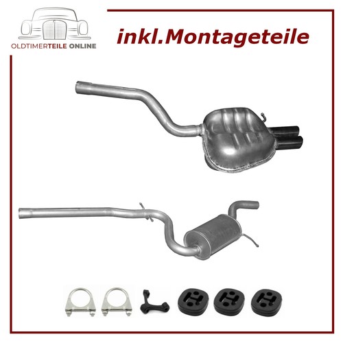 Auspuff set für skoda octavia - set,