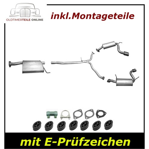 Auspuff set für chevrolet - auspuff,