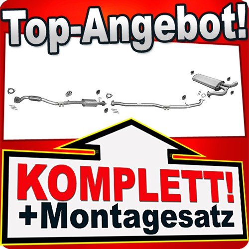Auspuff für opel antara - für,