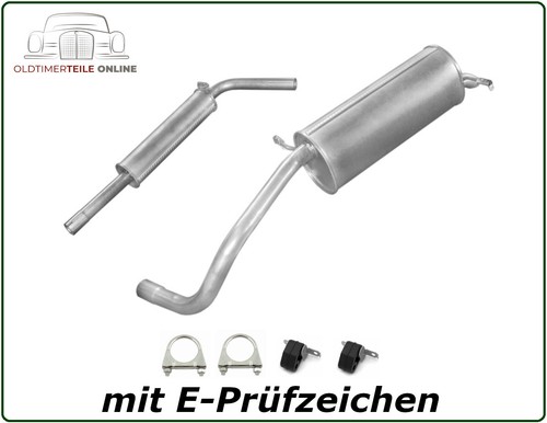 Auspuff set für polo - set, vw