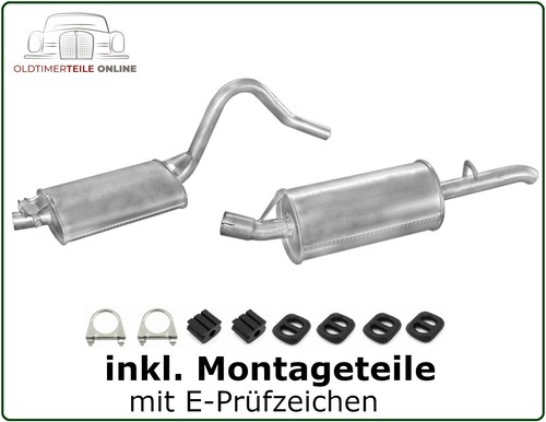 Auspuff set für opel rekord - opel,