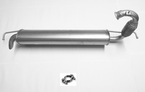 Auspuff endtopf für - endtopf, renault